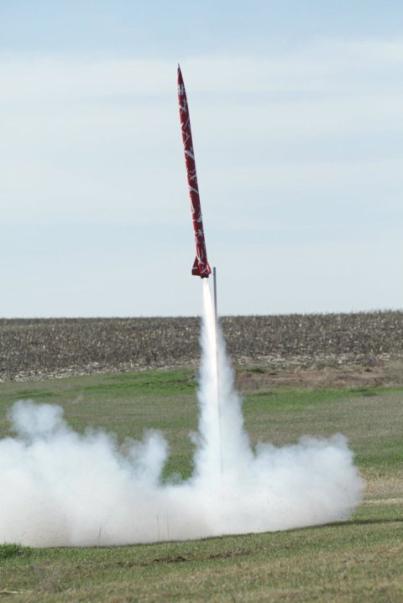 The rocket launch on 3/22/12 looking north